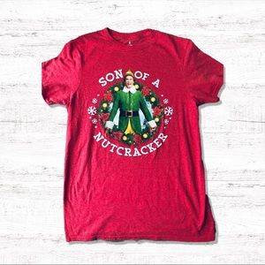 Elf Movie Red Shirt Sleeve Shirt Size Small
